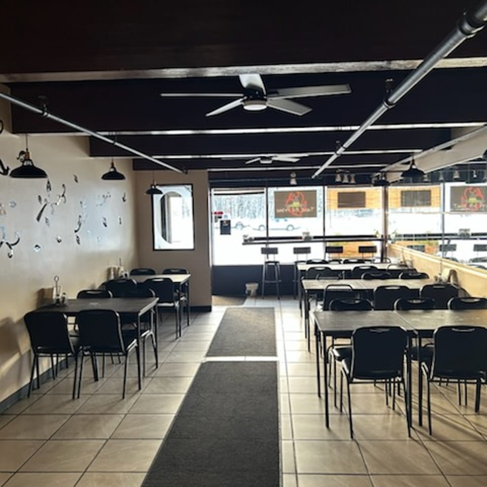 Dining room at Tacos El Primo in Anchorage.
