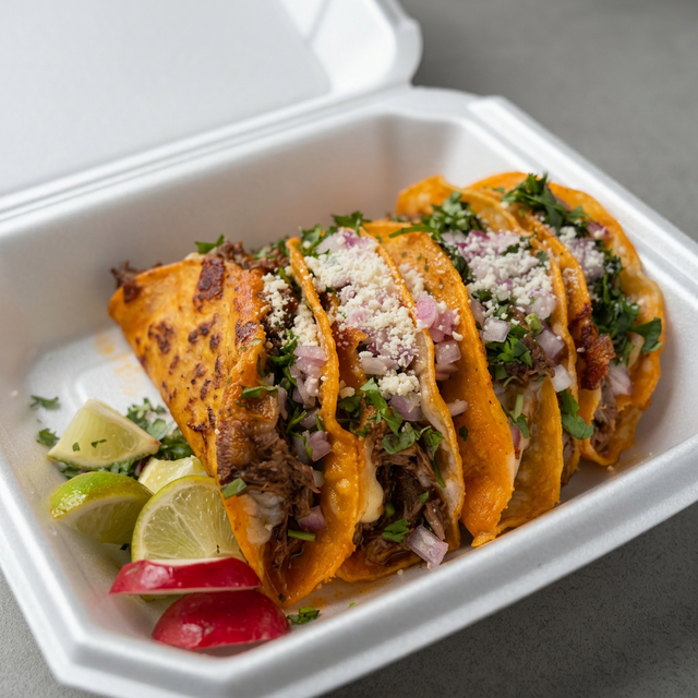 5 Quesobirria Tacos.